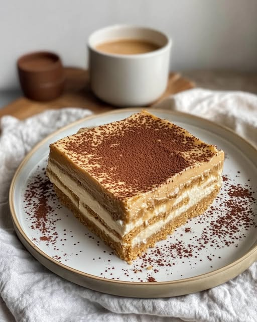 Tarta de Café sin Horno