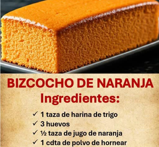 BIZCOCHO DE NARANJA