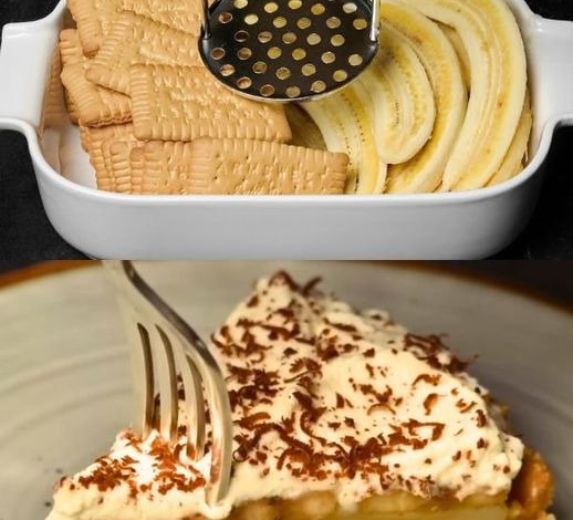 ¡Batidor de plátano con galletas! ¡Te sorprenderá! Postre delicioso en 5 minutos sin horno