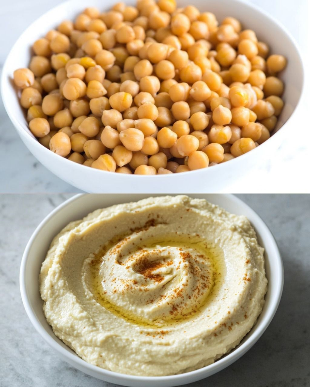 Receta de hummus cremoso de garbanzos