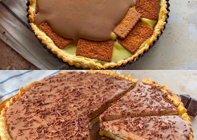 Tarta de crema y chocolate: la receta del delicioso y sorprendente postre