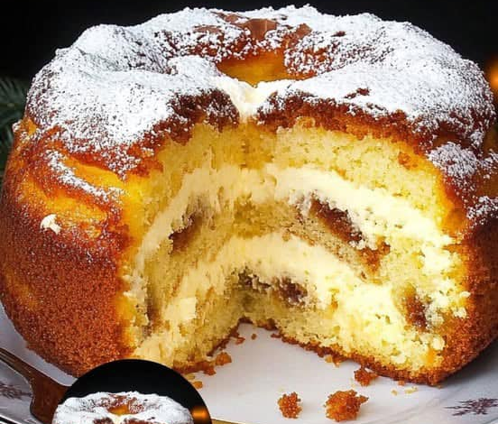 Pastel Bundt perfecto para Año Nuevo con relleno cremoso de limón