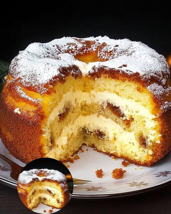 Pastel Bundt perfecto para Año Nuevo con relleno cremoso de limón