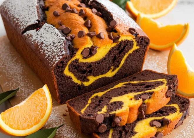 Pan de dicha de chocolate y naranja