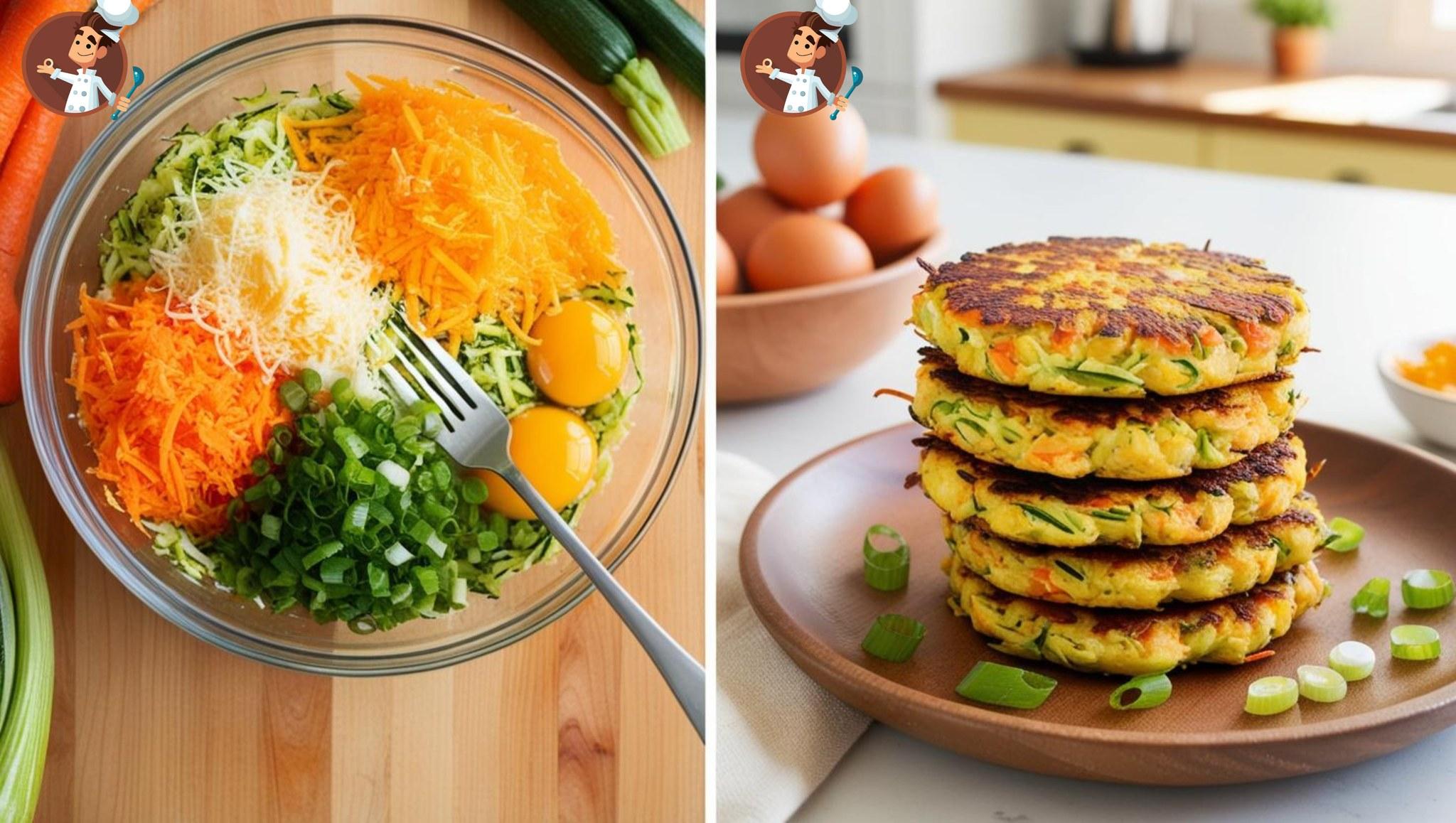 Buñuelos de calabacín y patata con salsa de pimentón ahumado