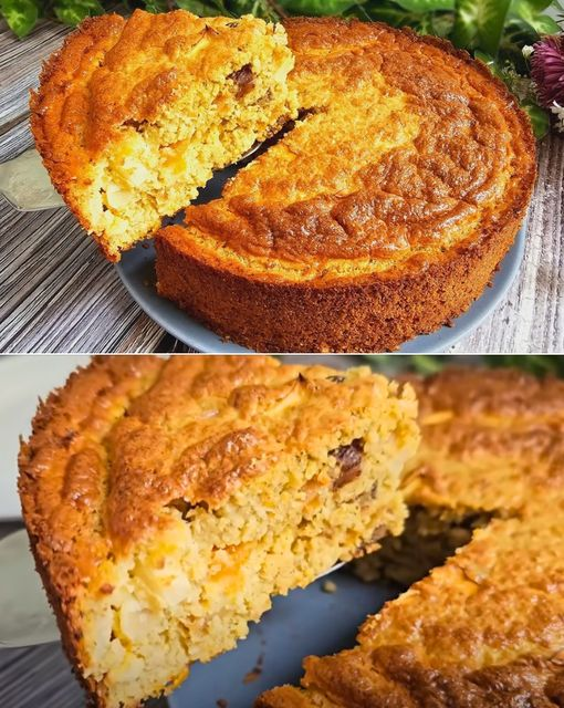 Pastel saludable de avena, manzana y zanahoria