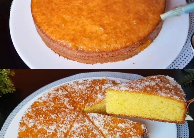 Tarta de Limón con Mermelada de Albaricoque y Coco