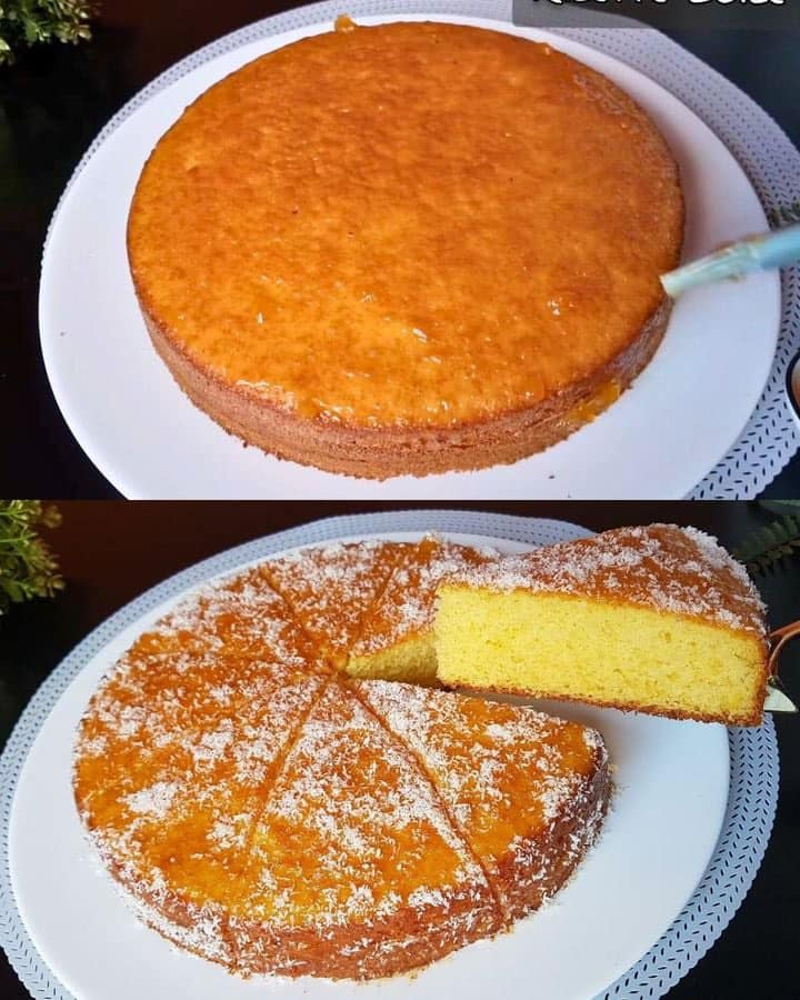 Tarta de Limón con Mermelada de Albaricoque y Coco