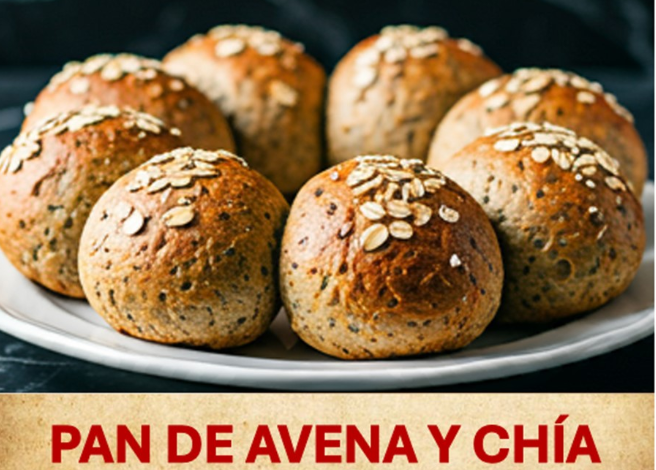 PAN DE AVENA Y CHIA SIN HARINA