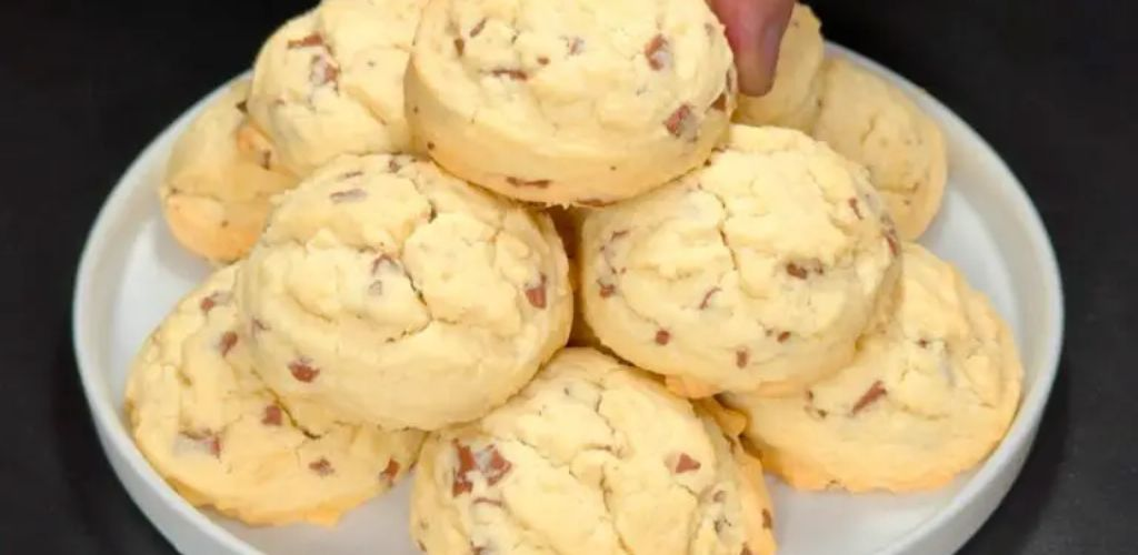 Galletas de mantequilla con chispas de chocolate