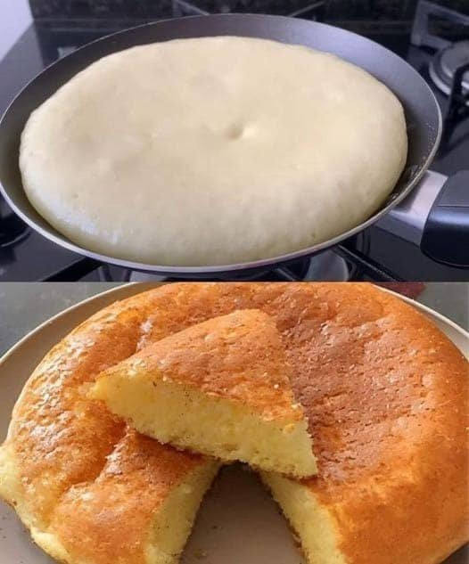 Receta de un pastel cocinado en la estufa