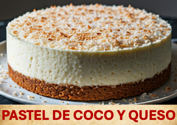 PASTEL DE COCO CON QUESO