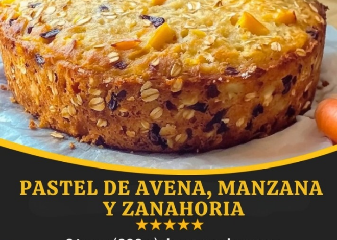 ¡con solo 8 ingredientes, horneé esta delicia de avena y fue un éxito!