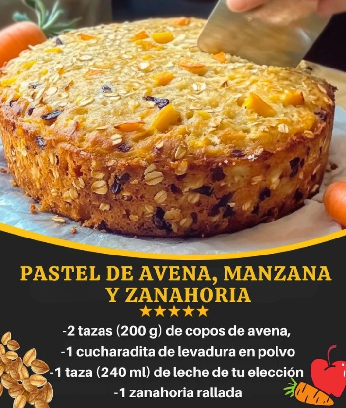 ¡con solo 8 ingredientes, horneé esta delicia de avena y fue un éxito!