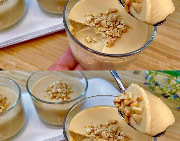 ¡Postre de pudín de leche con 3 ingredientes y sin horno!