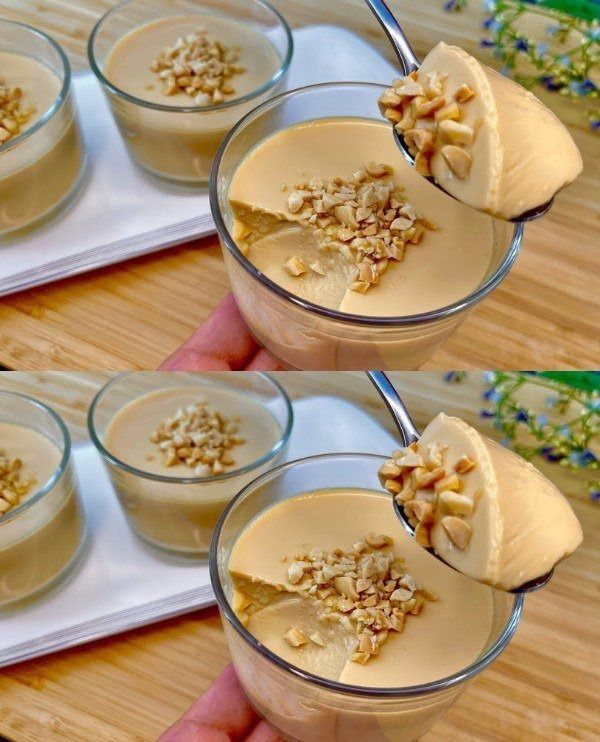 ¡Postre de pudín de leche con 3 ingredientes y sin horno!