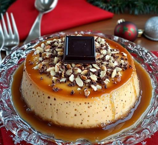 Flan de Queso y Turrón Jijona: Un Postre Navideño Irresistible