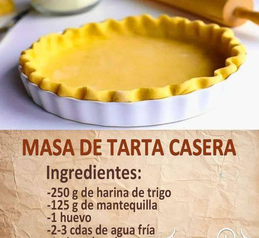 MASA DE TARTA CÁSERA