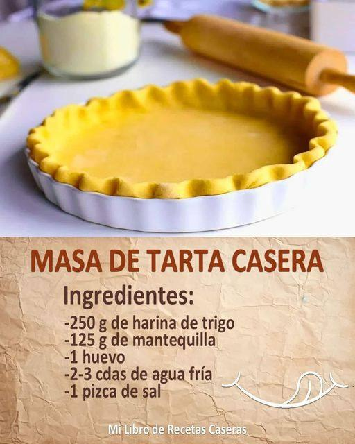 MASA DE TARTA CÁSERA