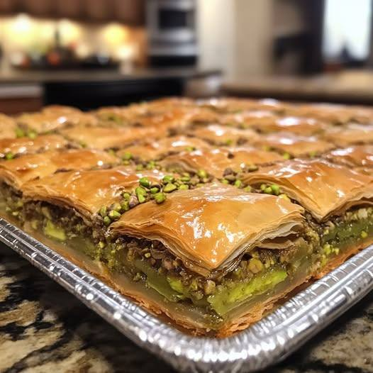 Delicioso Baklava Relleno de Pistache