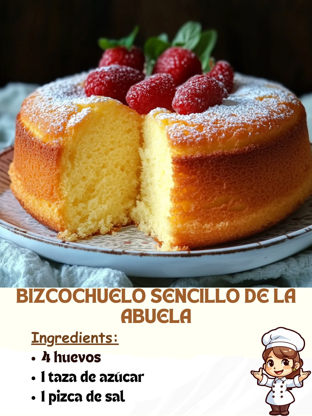 Bizcochuelo Sencillo de la Abuela