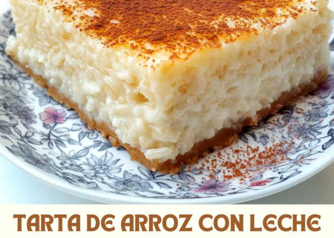 Tarta de Arroz con Leche