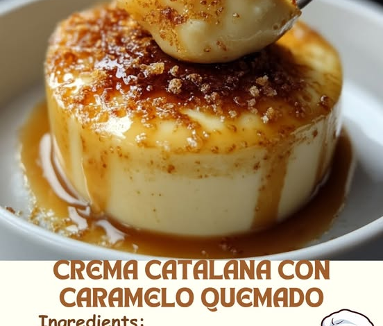 Crema Catalana con Caramelo Quemado