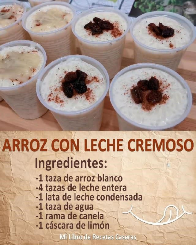 ARROZ CON LECHE CREMOSO