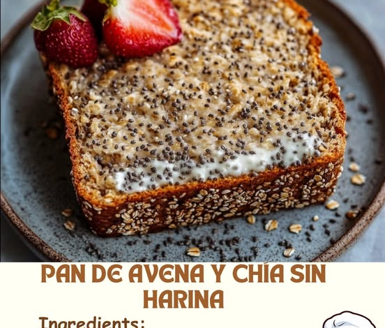 Pan de Avena y Chía sin Harina