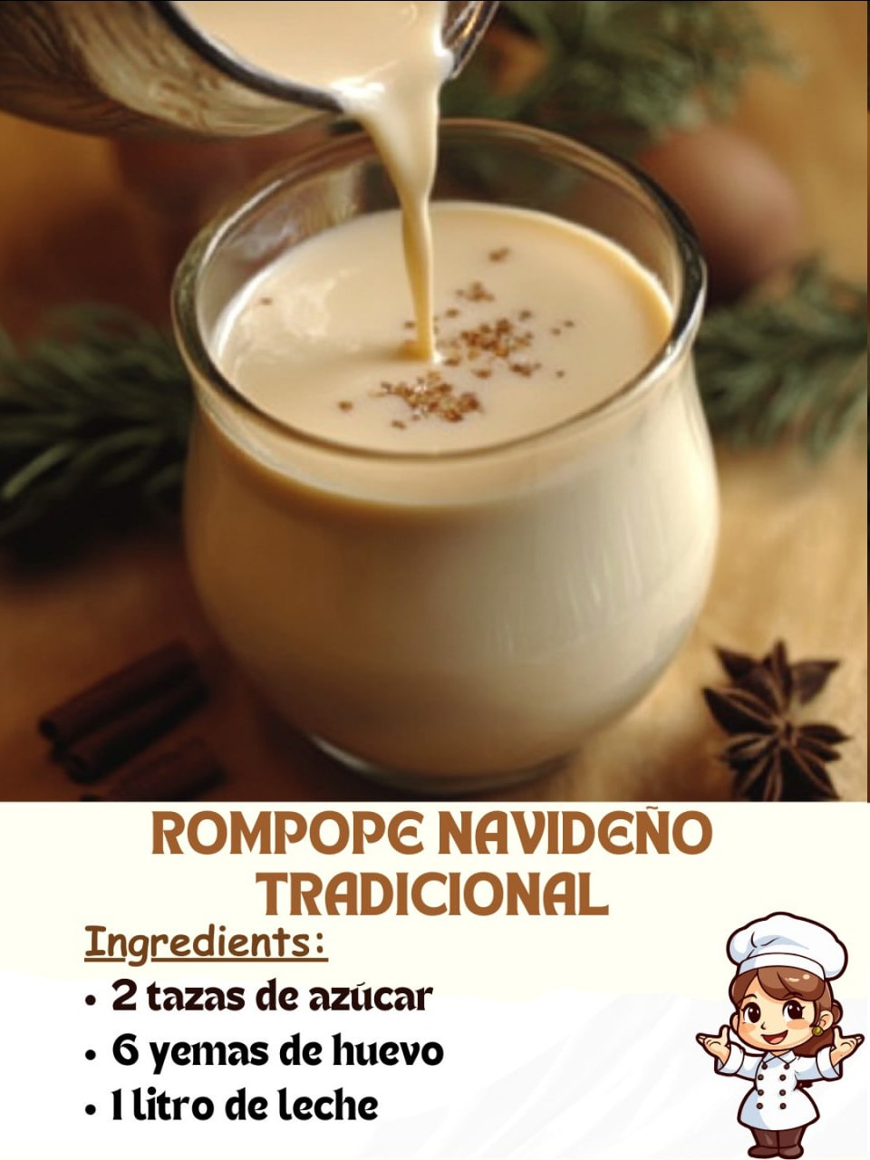 Rompope Navideño Tradicional