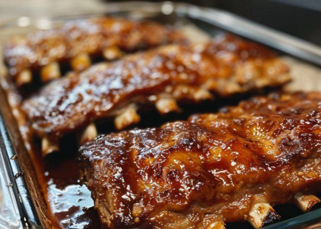 Costillas al horno al estilo sureño