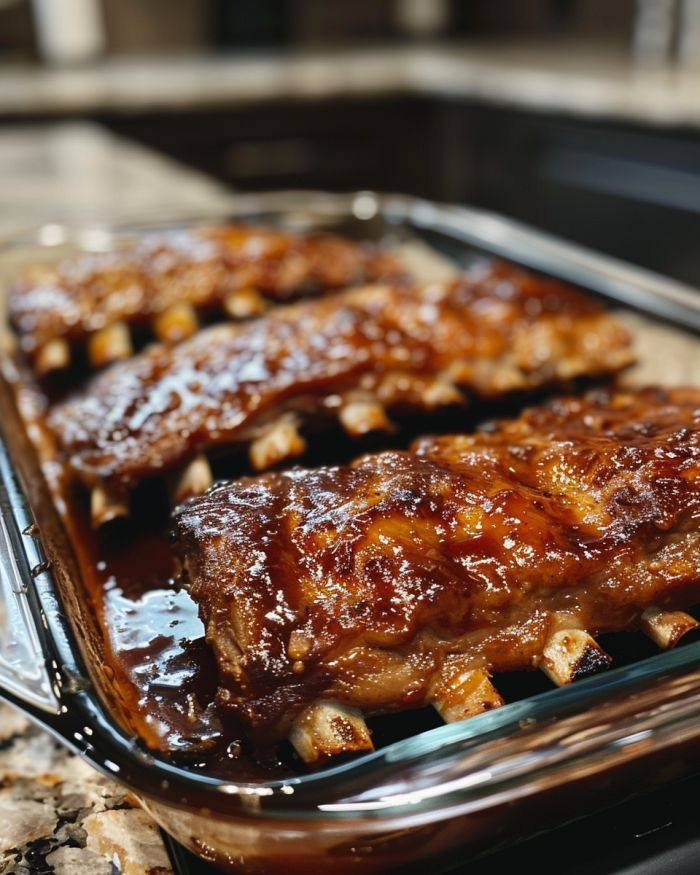 Costillas al horno al estilo sureño