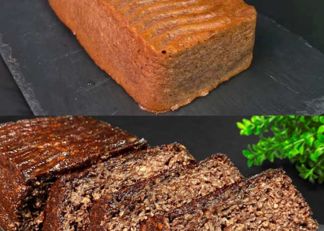 Tarta de chocolate y plátano y avena con glaseado de espresso