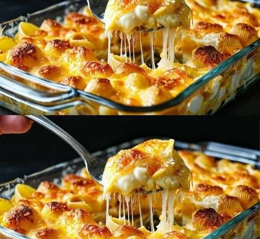 Mac and Cheese al Horno con Ensalada Fresca