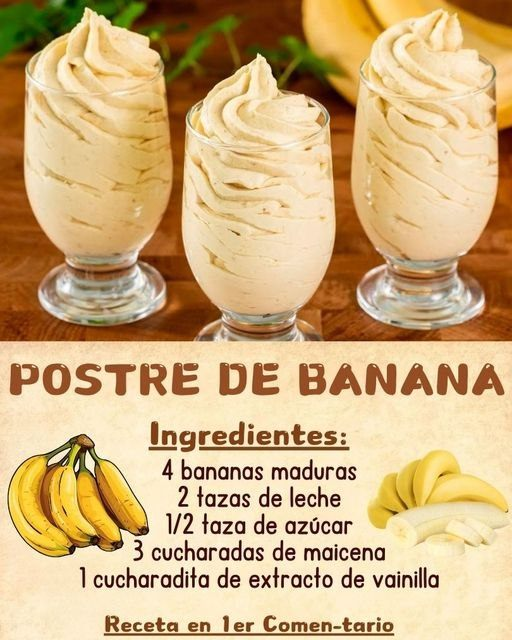 Cómo hacer un delicioso postre de banana