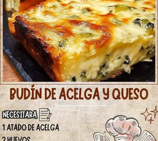 Budín de Acelga y Queso