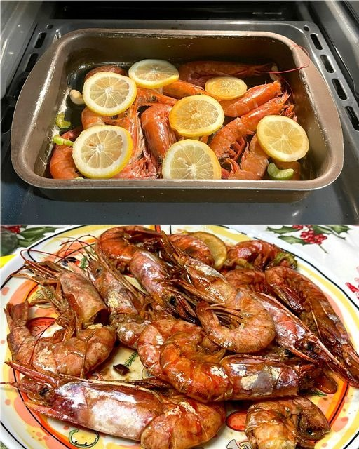 Crevettes au four: la receta de un segundo plato de pescado sencillo y delicioso